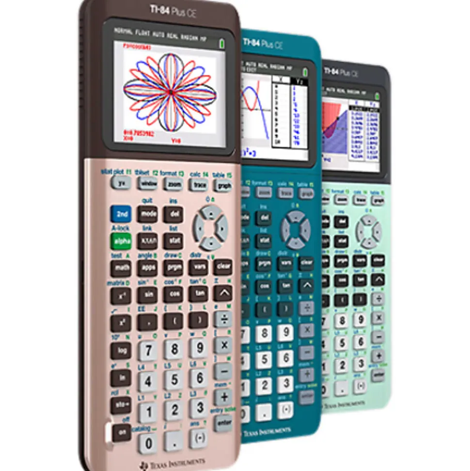 Texas Instruments® TI-84 Plus CE Color Graphing Calculator, Rose Gold