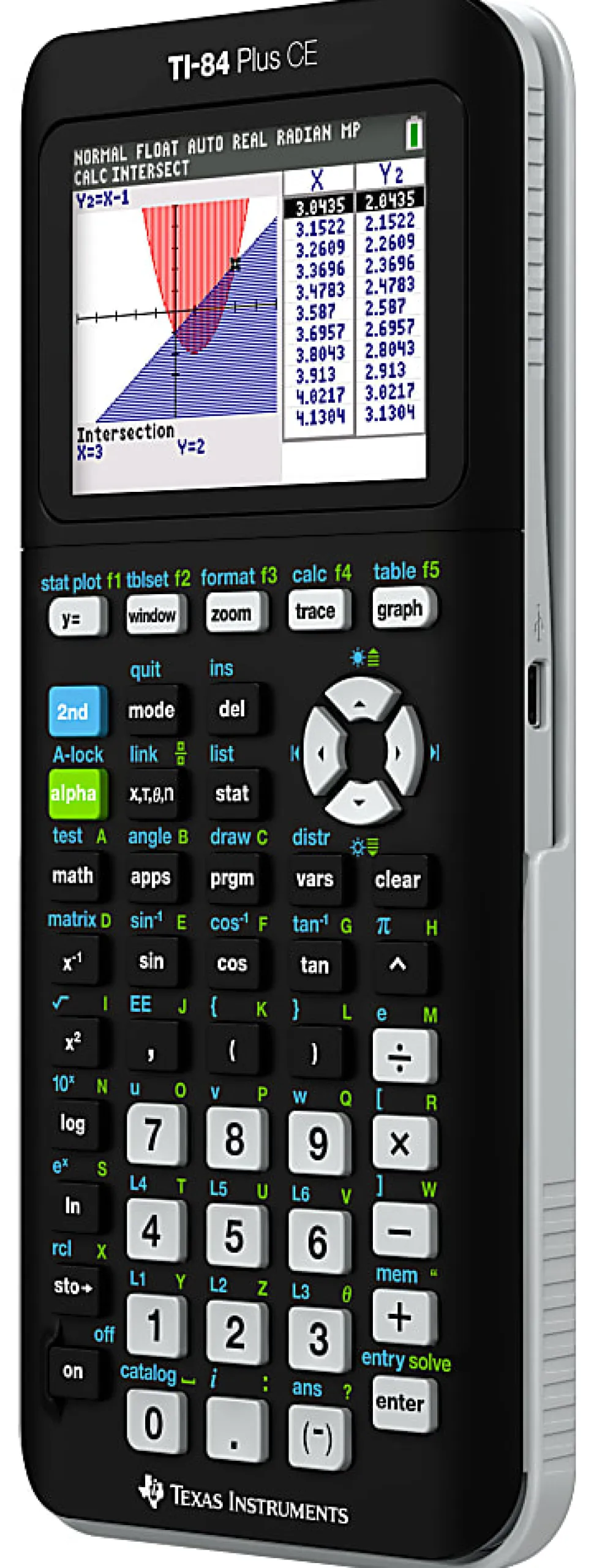 Texas Instruments® TI-84 Plus CE Graphing Calculator