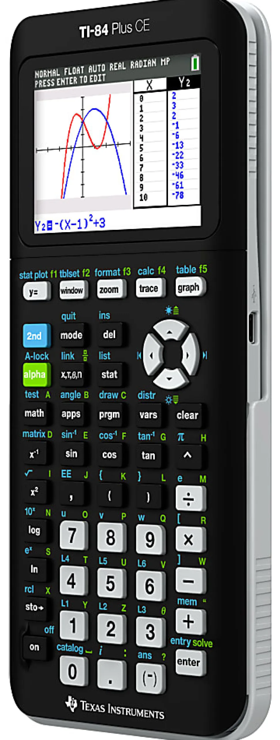 Texas Instruments® TI-84 Plus CE Graphing Calculator
