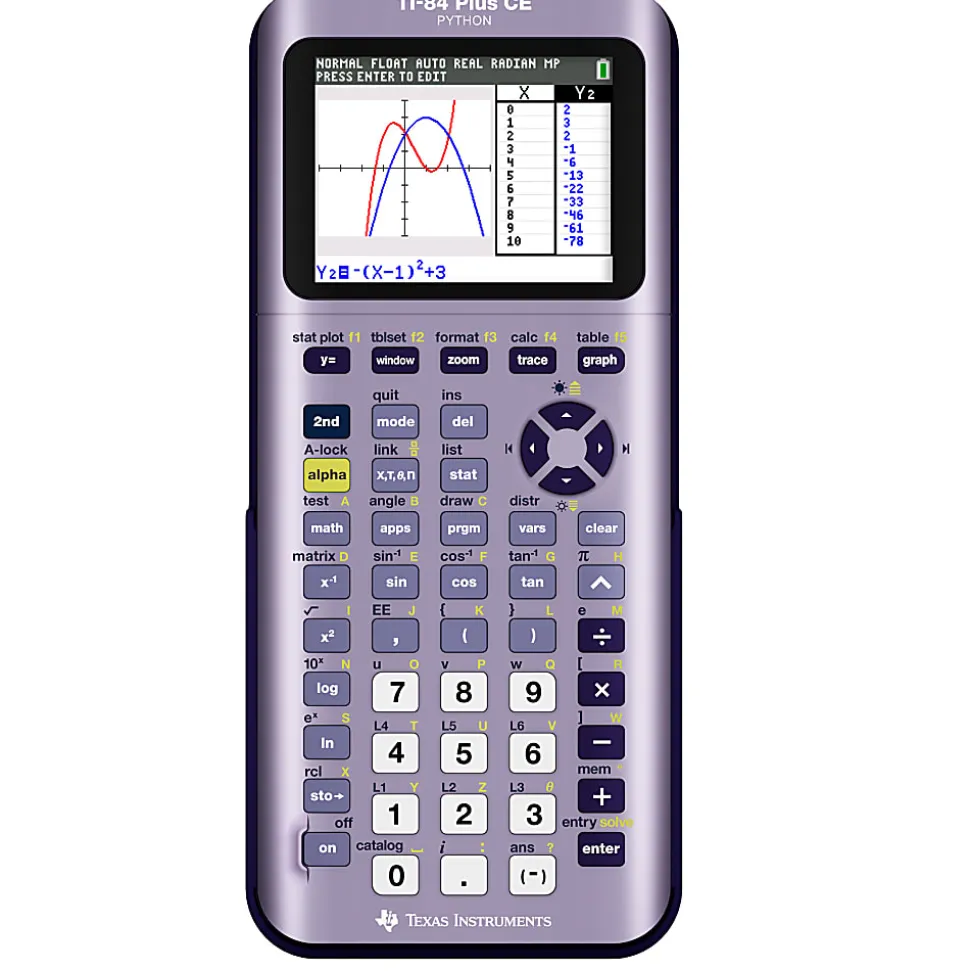 Texas Instruments® TI-84 Plus CE Handheld Graphing Calculator