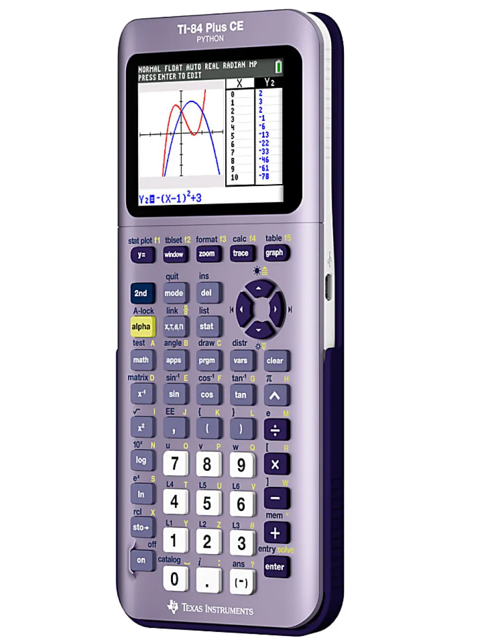 Texas Instruments® TI-84 Plus CE Handheld Graphing Calculator