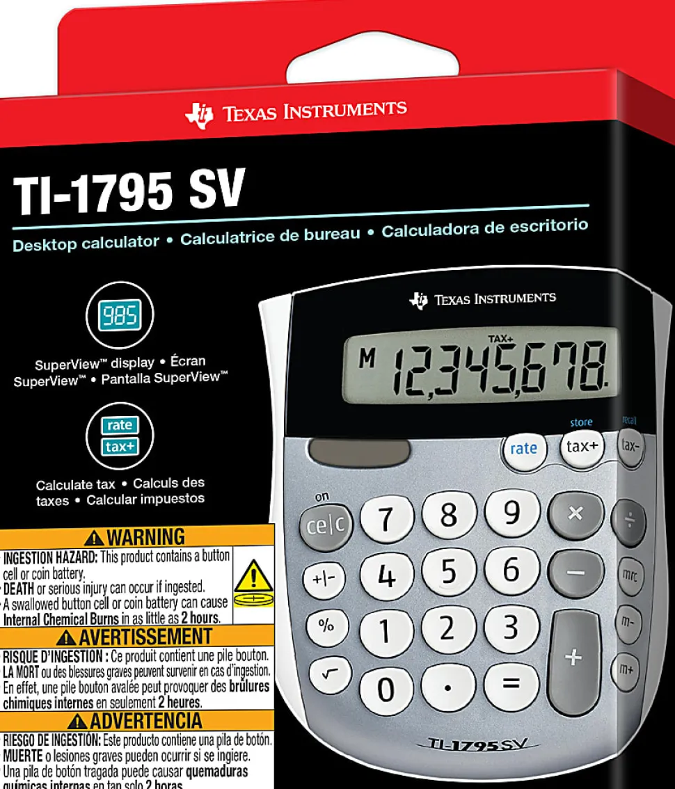 Texas Instruments® TI-1795SV Desktop Display Calculator