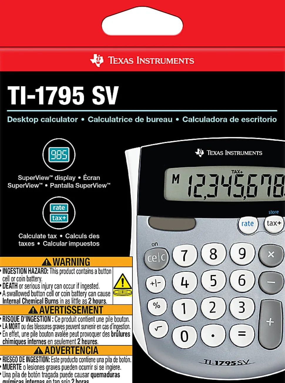 Texas Instruments® TI-1795SV Desktop Display Calculator