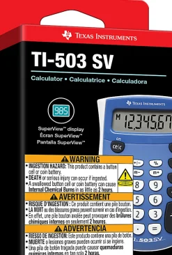 Texas Instruments® TI-503SV Display Calculator