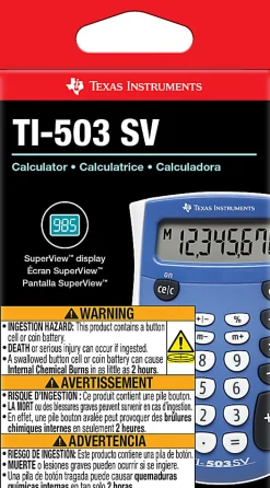 Texas Instruments® TI-503SV Display Calculator