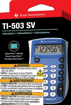 Texas Instruments® TI-503SV Display Calculator