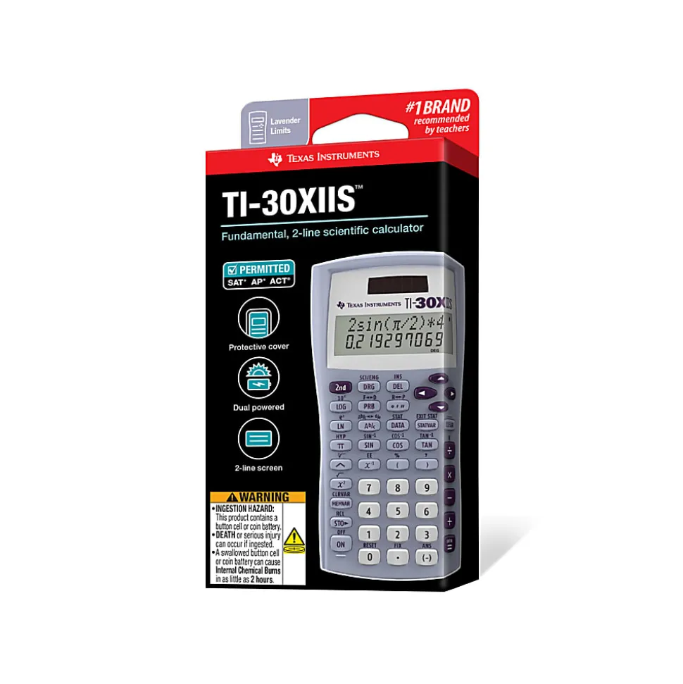 Texas Instruments® TI-30XIIS Scientific Calculator, Lavender