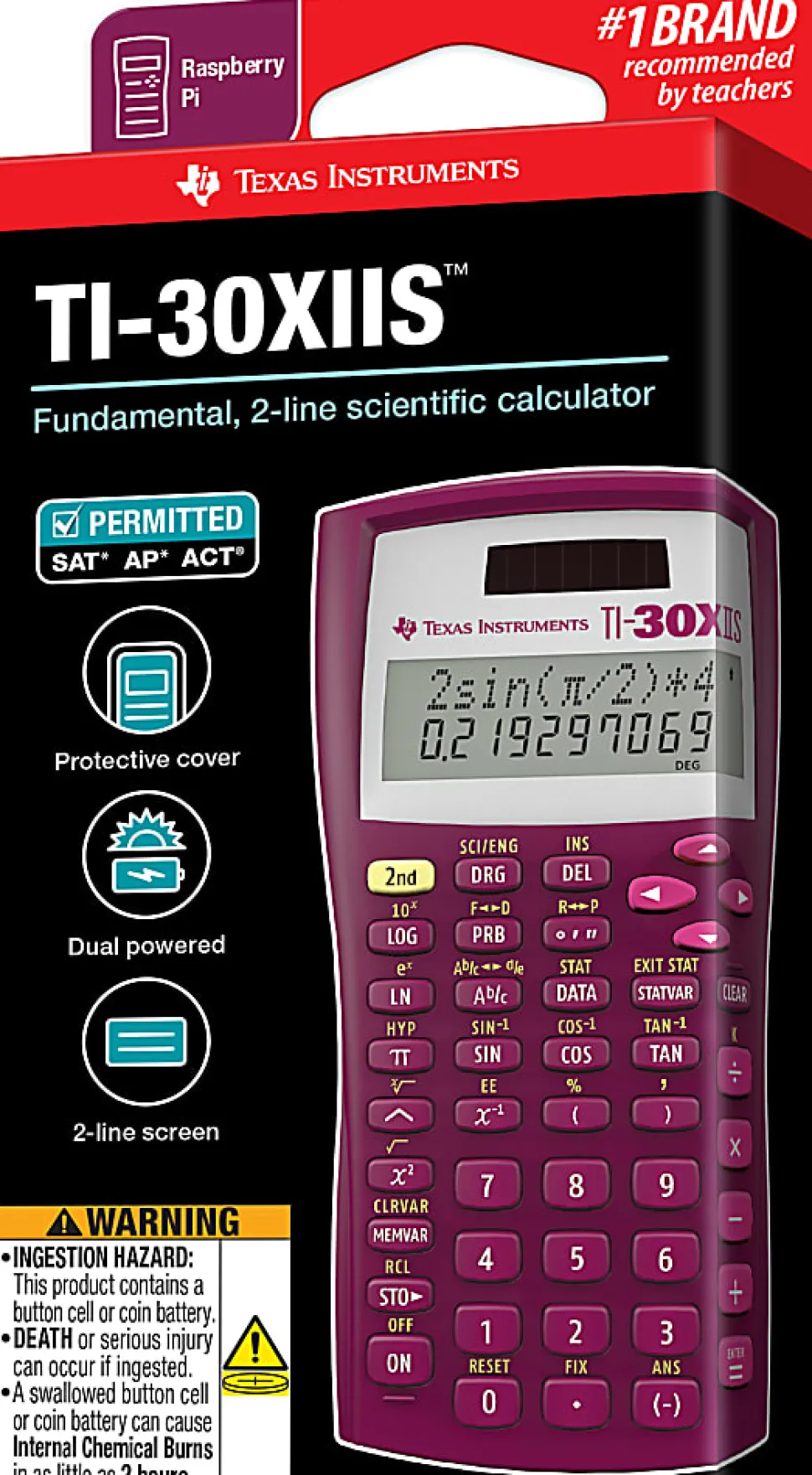 Texas Instruments TI-30XIIS Scientific Calculator