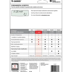 Texas Instruments® TI-30X IIS Solar Scientific Calculator, Black/Blue/White