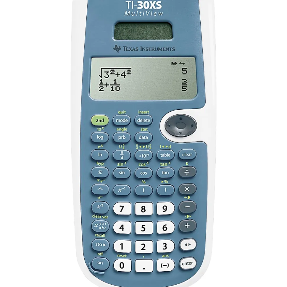 Texas Instruments® TI-30XS MultiView Scientific Calculator, Blue