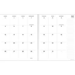 2026-2027, TF Publishing  Always Pick Pink Large Monthly Planner, 11" x 9", July 2026 to June 2027
