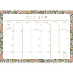 2026-2027, TF Publishing  Artisan Legacy Medium Desk Pad Monthly Blotter Calendar, 17