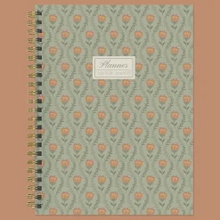 2026-2027, TF Publishing  Repeated Posies Medium Weekly Monthly Planner, 8" x 6.5", July 2026 to June 2027