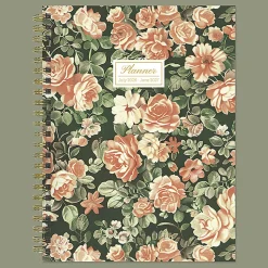 2026-2027, TF Publishing  The Rose Garden Medium Weekly Monthly Planner, 8" x 6.5", July 2026 to June 2027