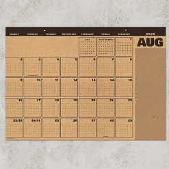 2026-2027, TF Publishing  Trail + Timber Medium Desk Pad Monthly Blotter Calendar, 17