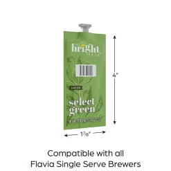 The Bright Tea Co.™ Select Green Tea, Single-Serve Freshpacks, 0.25 Oz, Box Of 100