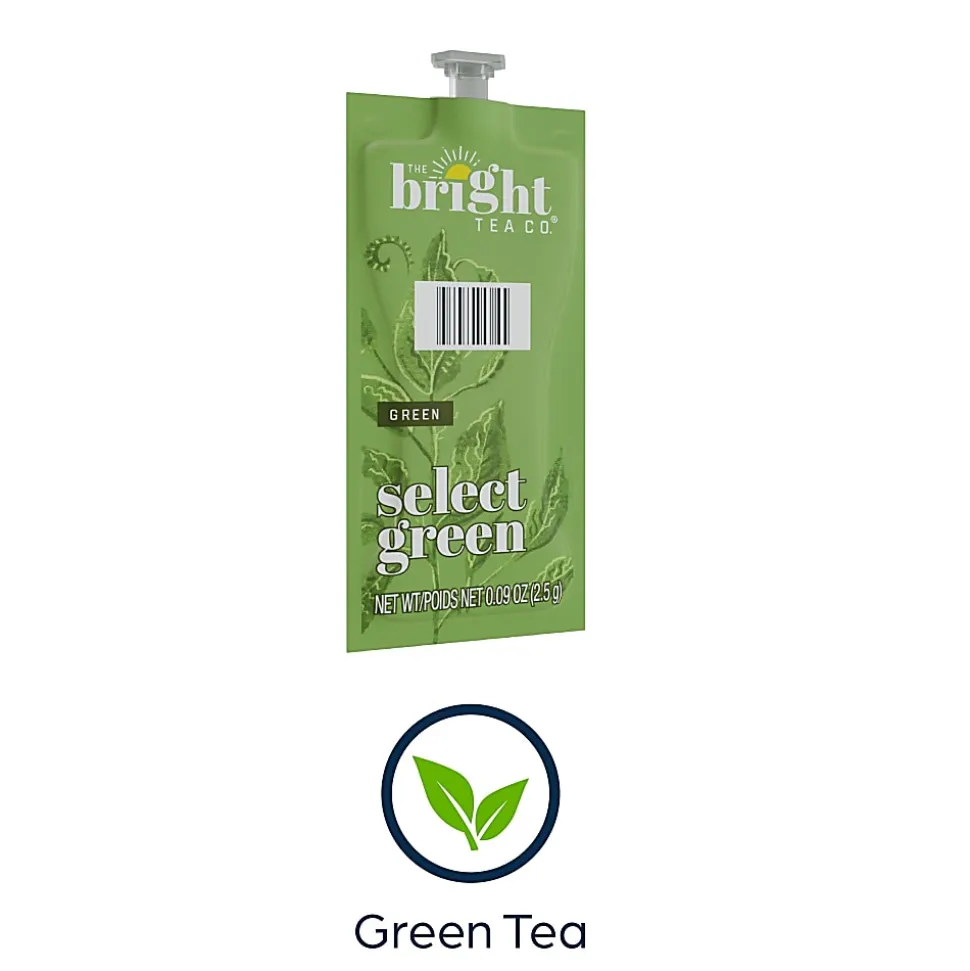 The Bright Tea Co.™ Select Green Tea, Single-Serve Freshpacks, 0.25 Oz, Box Of 100