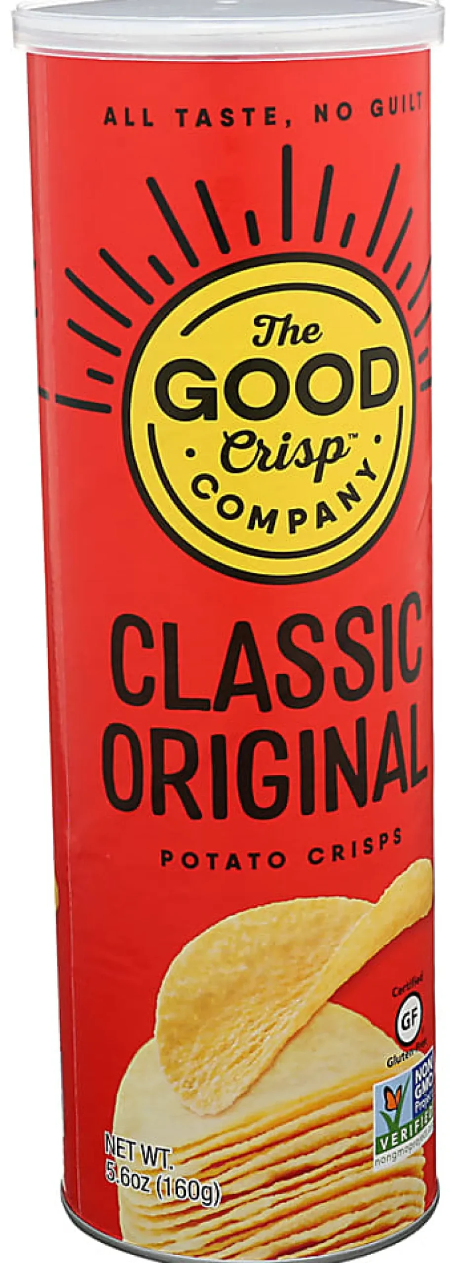 The Good Crisp Company Potato Crisps, Sea Salt & Vinegar, 5.6 Oz, Total Qty 8