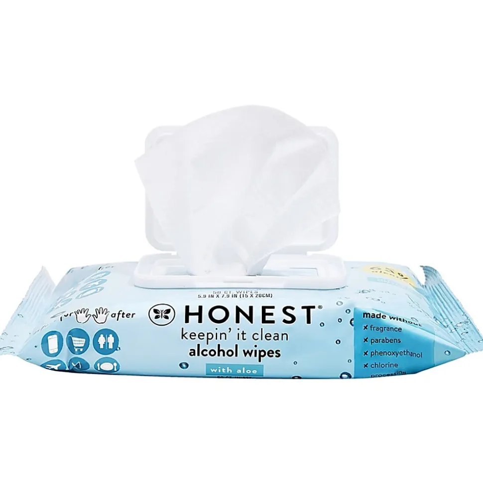 The Honest Company Sanitizing Wipes, Unscented, Case Of 50 Wipes