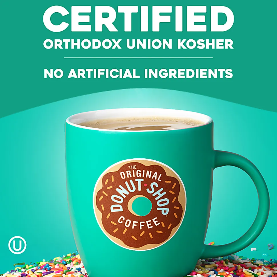 The Original Donut Shop Duos Nutty + Caramel Keurig Single-Serve K-Cup Pods, Medium Roast, 24 Pods Per Pack, Case Of 4 Packs
