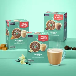 The Original Donut Shop One Step Mocha Latte Keurig Single-Serve K-Cup Pods, 20 Pods Per Pack, Case Of 4 Packs