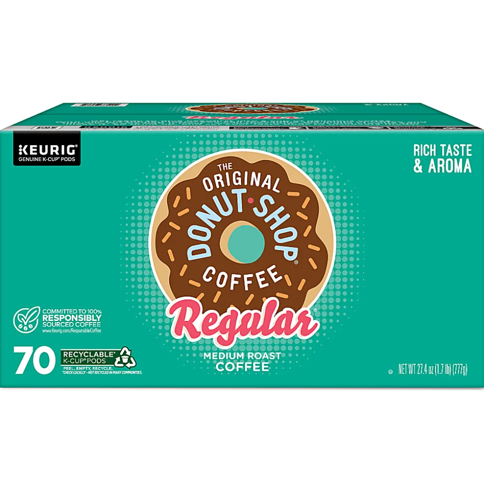 The Original Donut Shop® Regular Coffee Single-Serve K-Cup®, Pack of 70 Pods