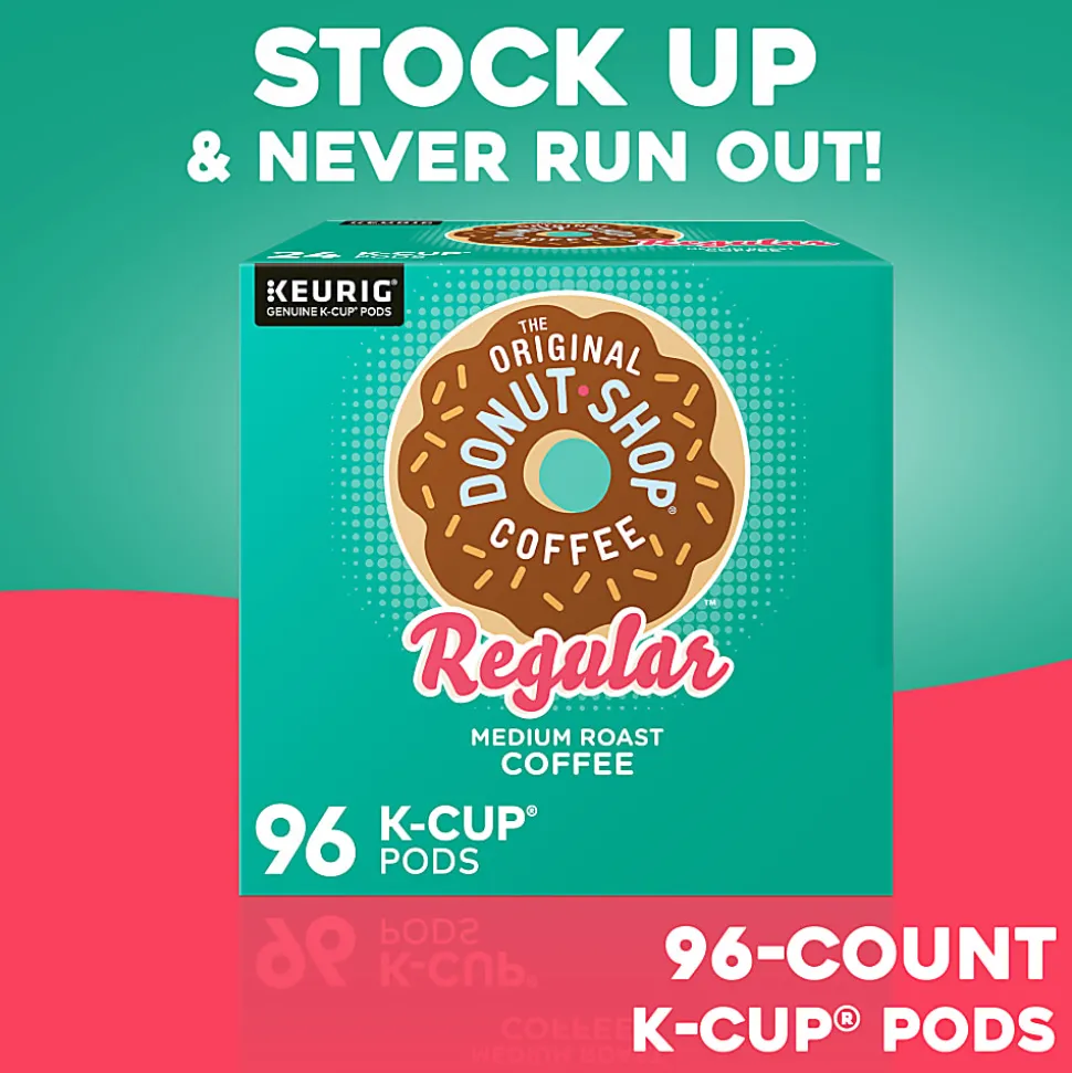 The Original Donut Shop® Single-Serve Coffee K-Cup®, Classic, 96 Count, 4 Boxes of 24