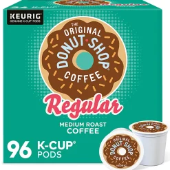 The Original Donut Shop® Single-Serve Coffee K-Cup®, Classic, 96 Count, 4 Boxes of 24