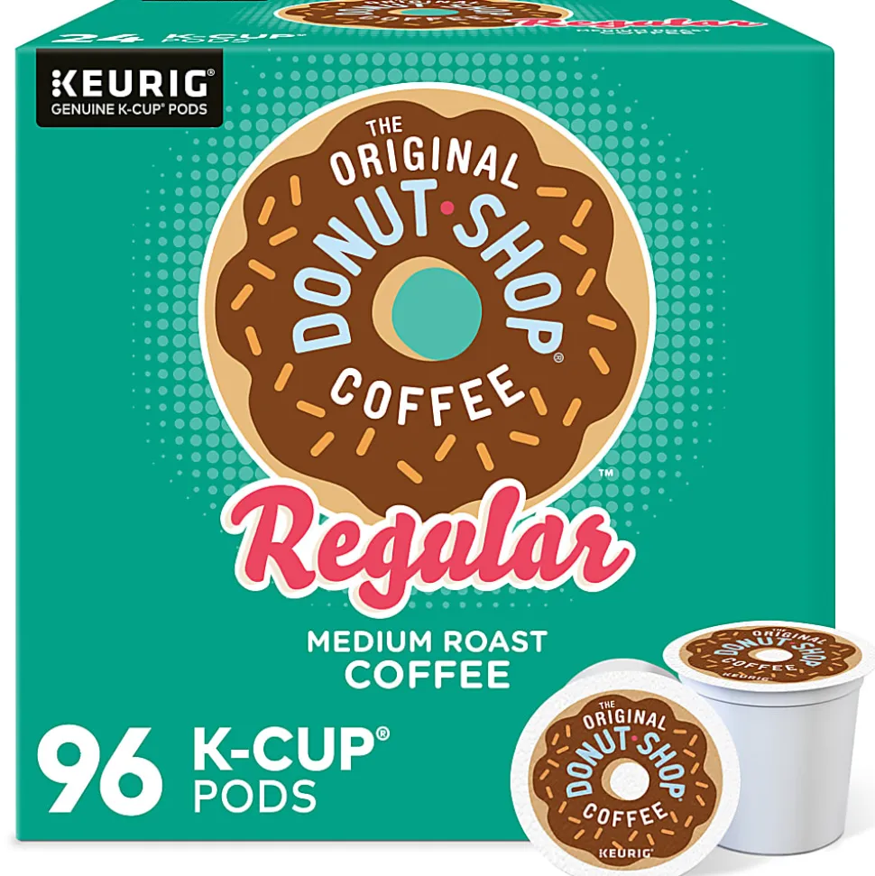 The Original Donut Shop® Single-Serve Coffee K-Cup®, Classic, 96 Count, 4 Boxes of 24