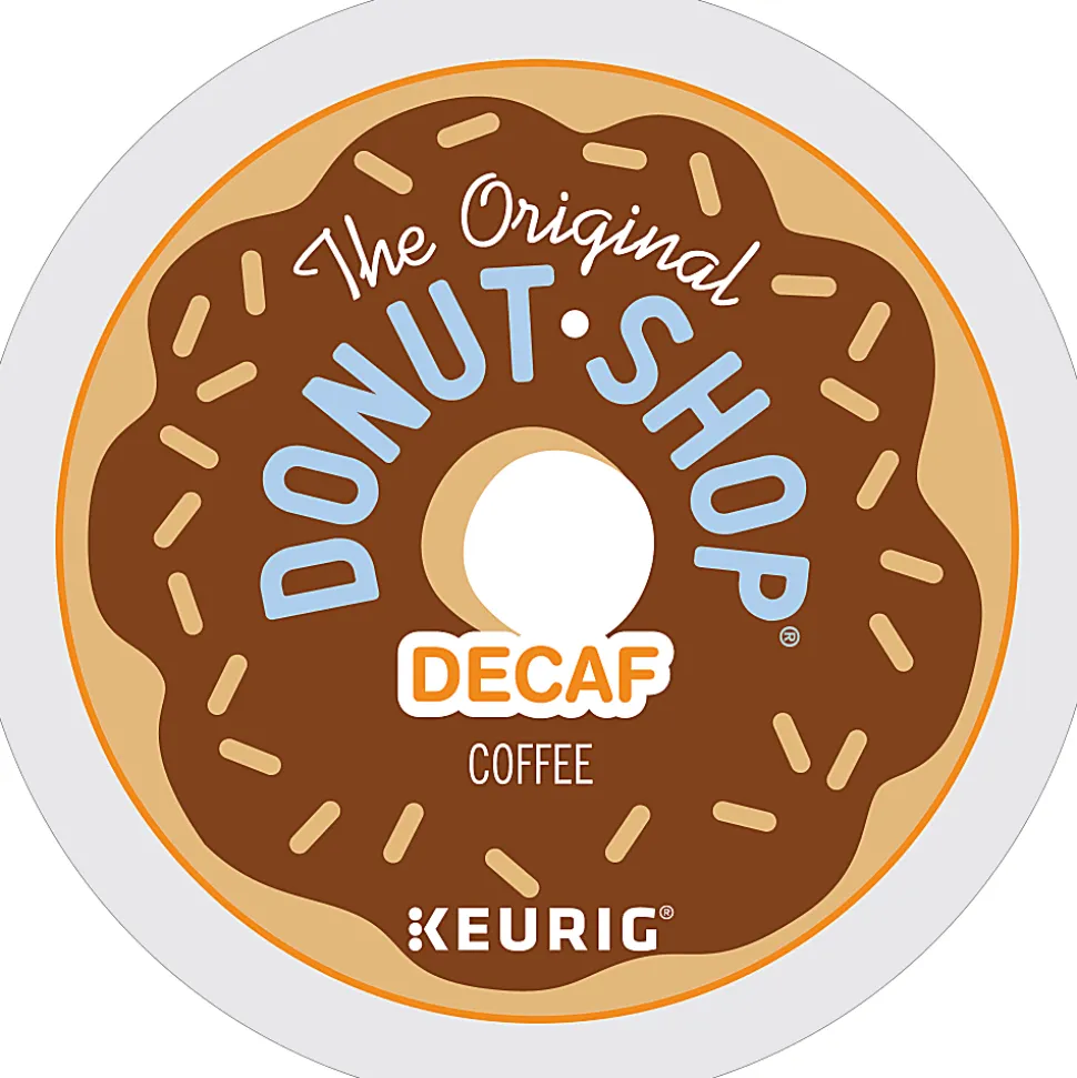 The Original Donut Shop® Single-Serve Coffee K-Cup® Pods, Decaffeinated, Carton Of 24