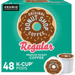The Original Donut Shop® Single-Serve Coffee K-Cup®, Medium Roast, Carton Of 48