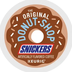 The Original Donut Shop Snickers Coffee Keurig Single Serve K-Cup Pods, Light Roast, Box Of 48 Pods