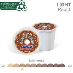 The Original Donut Shop Snickers Coffee, K-Cup Pods, Box of 24 Pods