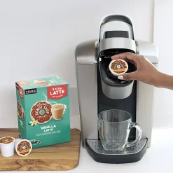 The Original Donut Shop Vanilla Latte Single Serve Coffee K-Cup Pods, Pack Of 10 Pods