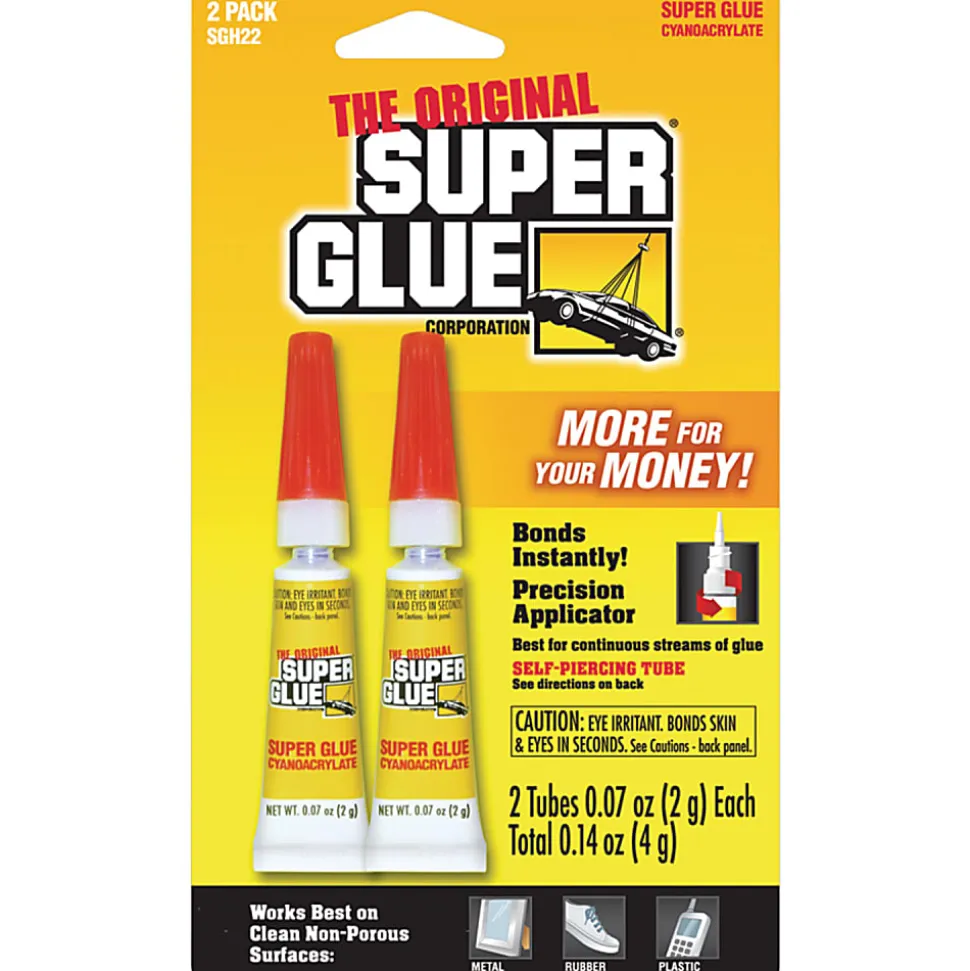 The Original Super Glue Gel Double Pack 2 / Pack Clear, SGH2212