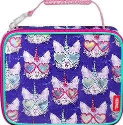 Thermos Soft Lunch Kit, 7-1/2”H x 9-1/2”W x 3-3/4”D, Cool Caticorns