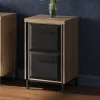 Thomasville® Alderbrook 21"D Vertical 2-Drawer File Cabinet, Walnut/Matte Black
