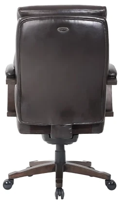 Thomasville® Edinger Ergonomic Bonded Leather Big & Tall High-Back Chair, Brown