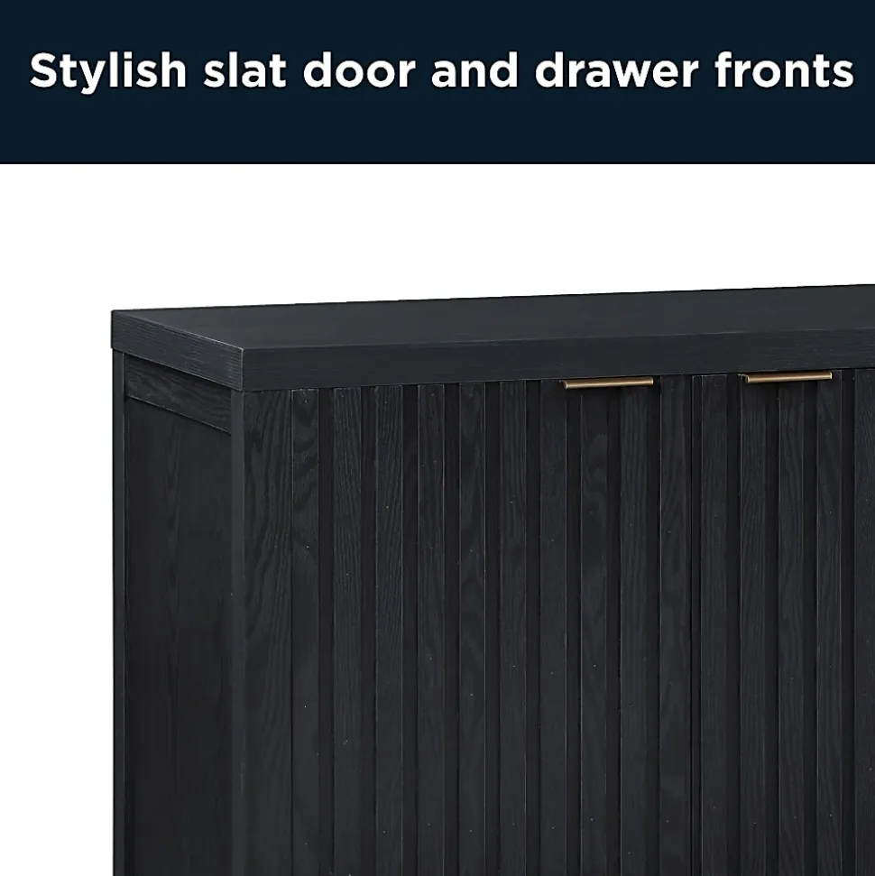 Thomasville Rivington 60"W Credenza, Raven Black