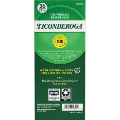 Ticonderoga® Laddie Tri-Write Triangular No. 2 Pencils, #2 Lead, Soft, Pack of 36