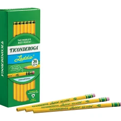 Ticonderoga® Laddie Tri-Write Triangular No. 2 Pencils, #2 Lead, Soft, Pack of 36