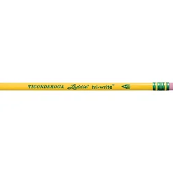 Ticonderoga® Laddie Tri-Write Triangular No. 2 Pencils, #2 Lead, Soft, Pack of 36