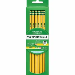 Ticonderoga® Pencils, #2 Lead, Medium Soft, Pack of 24