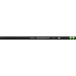 Ticonderoga® Pencils, #2 Soft Lead, Black Barrel, Box Of 12