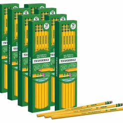 Ticonderoga® Woodcase Pencils, #2 Lead, Soft, Pack of 96