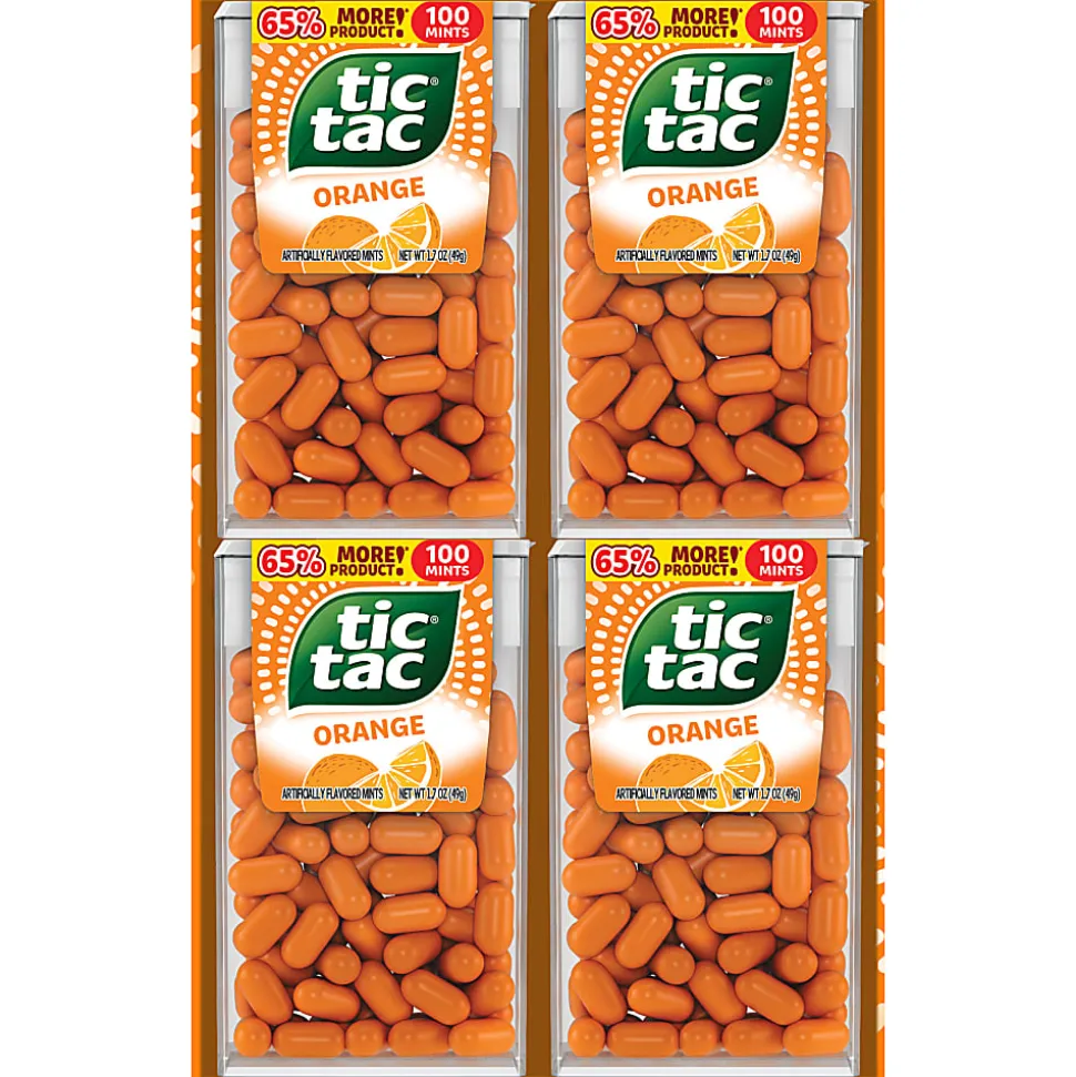 Tic Tac Orange 100 Piece, 1.7 oz