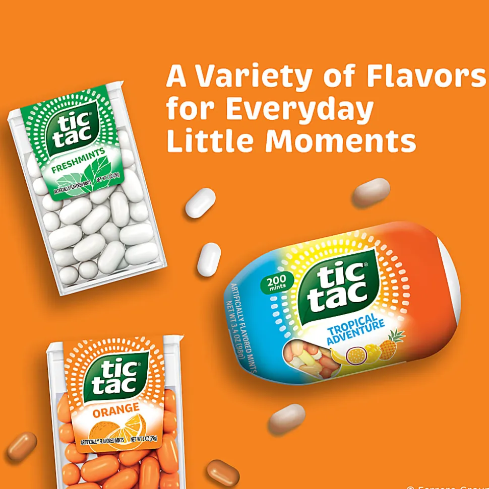 Tic Tac Orange 100 Piece, 1.7 oz