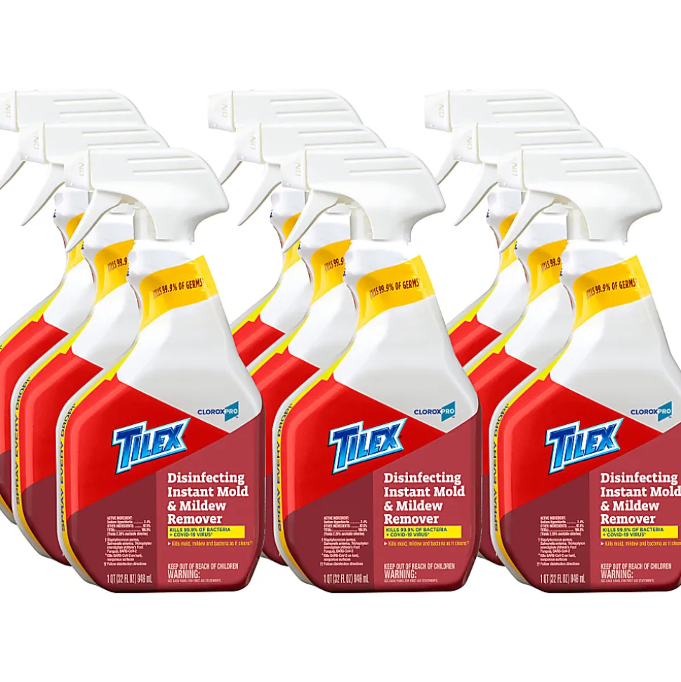Tilex® Disinfects Instant Mildew Remover, 32 Oz Bottle, Case Of 9