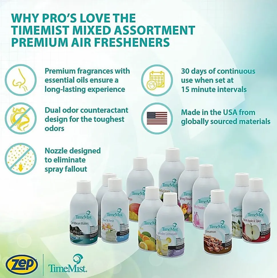TimeMist® Metered Aerosol Fragrance, 6.6 Oz., Caribbean Waters