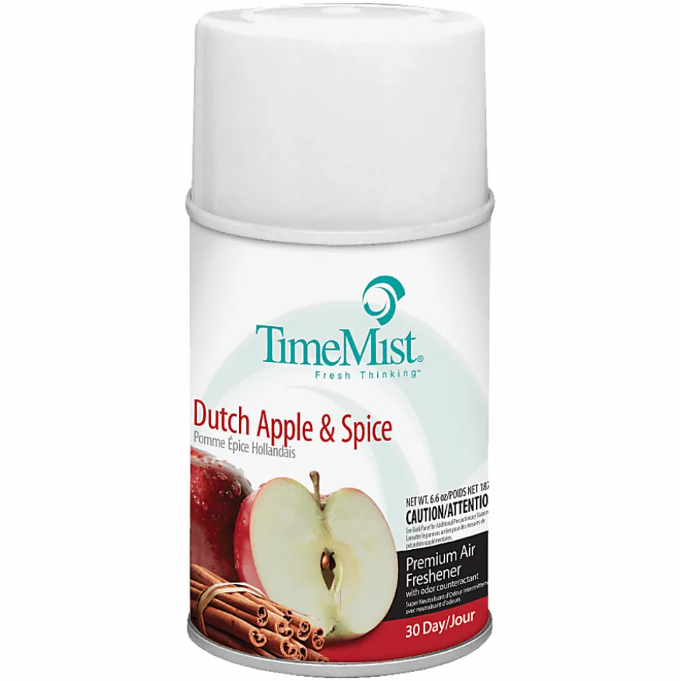 TimeMist® Metered Air Freshener Refill, Dutch Apple & Spice